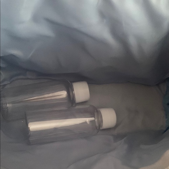 Bebe Denim-Style Blue Pouch - Picture 4 of 5